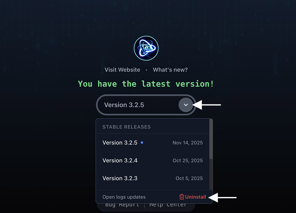 AtomX Manager Uninstall